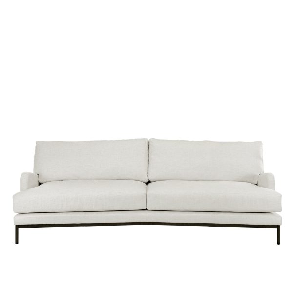 Howard Slim 3-Seater Sofa Curved