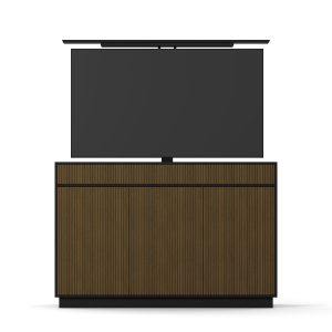 Line Burned Walnut TV Lift 65"