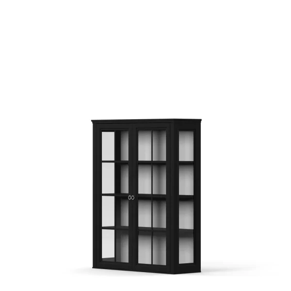 Stockholm 2.0 Upper cabinet Showcase 2 Doors - Image 8