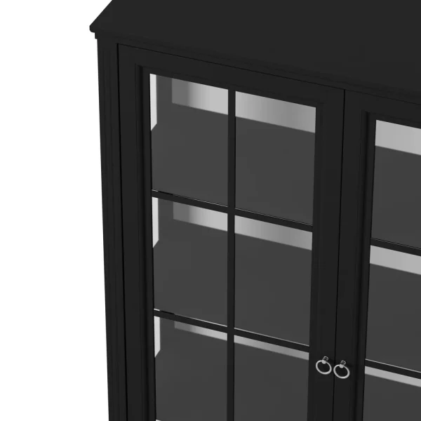 Stockholm 2.0 Upper cabinet Showcase 2 Doors - Image 10