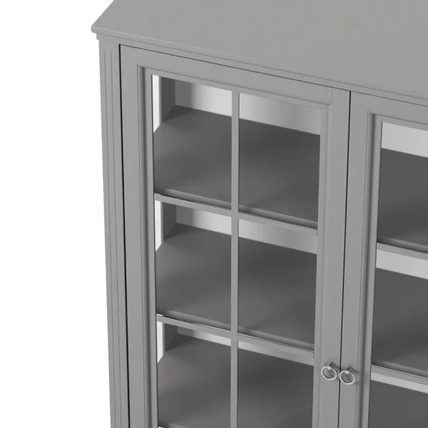 Stockholm 2.0 Upper cabinet Showcase 2 Doors - Image 7