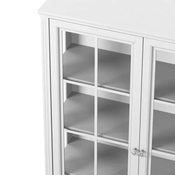 Stockholm 2.0 Upper cabinet Showcase 2 Doors - Image 4