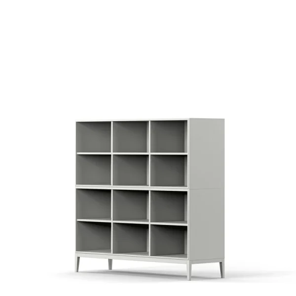 Edge 2.0 Bookcase 3 Shelves, 2-Section - Image 2