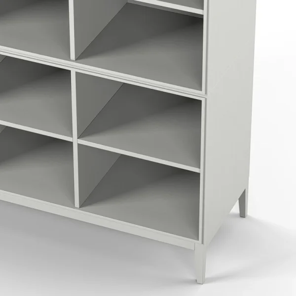 Edge 2.0 Bookcase 3 Shelves, 2-Section - Image 3