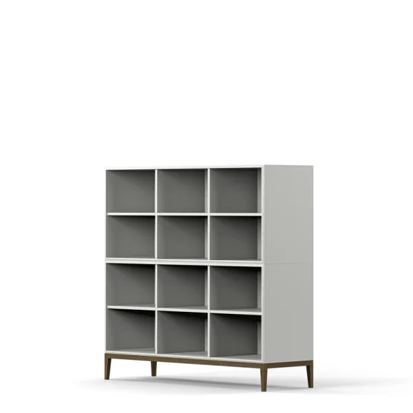 Edge 2.0 Bookcase 3 Shelves, 2-Section - Image 5