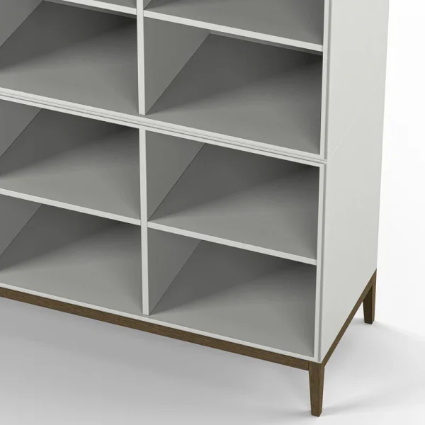 Edge 2.0 Bookcase 3 Shelves, 2-Section - Image 6