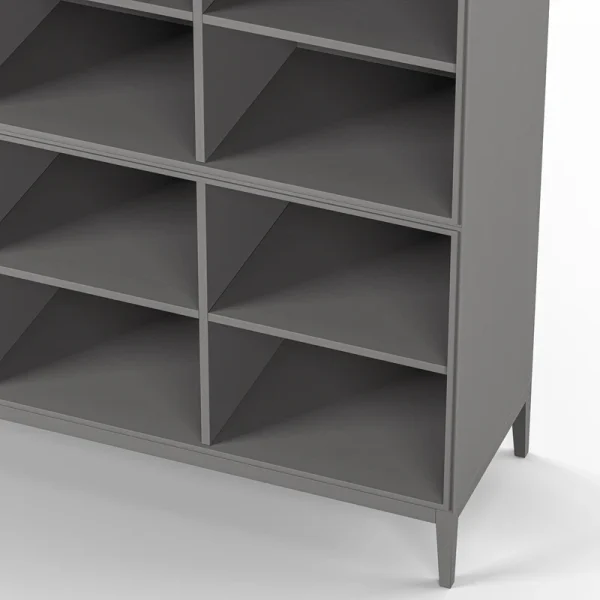 Edge 2.0 Bookcase 4 Shelves, 3-Section - Image 9