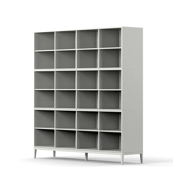 Edge 2.0 Bookcase 4 Shelves, 3-Section - Image 2