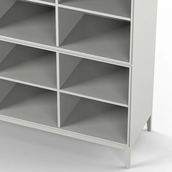 Edge 2.0 Bookcase 4 Shelves, 3-Section - Image 3