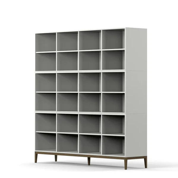 Edge 2.0 Bookcase 4 Shelves, 3-Section - Image 5