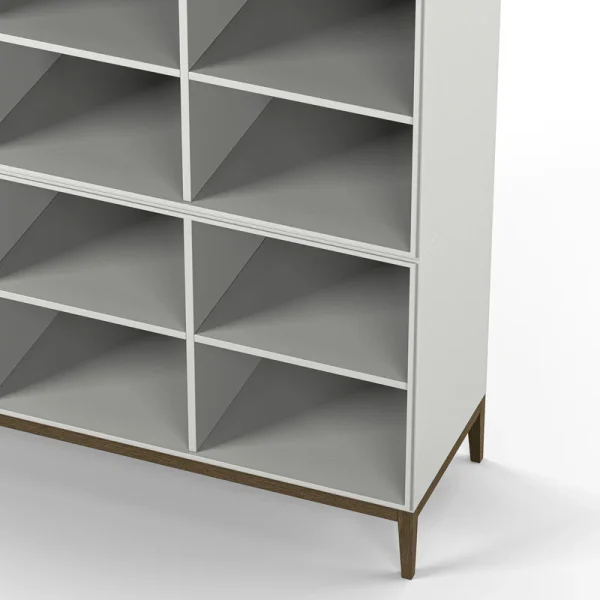 Edge 2.0 Bookcase 4 Shelves, 3-Section - Image 6