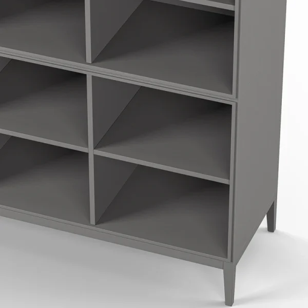 Edge 2.0 Bookshelf 4 Shelves, 2-Section - Image 9