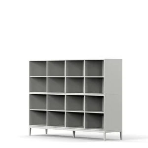 Edge 2.0 Bookshelf 4 Shelves, 2-Section W2