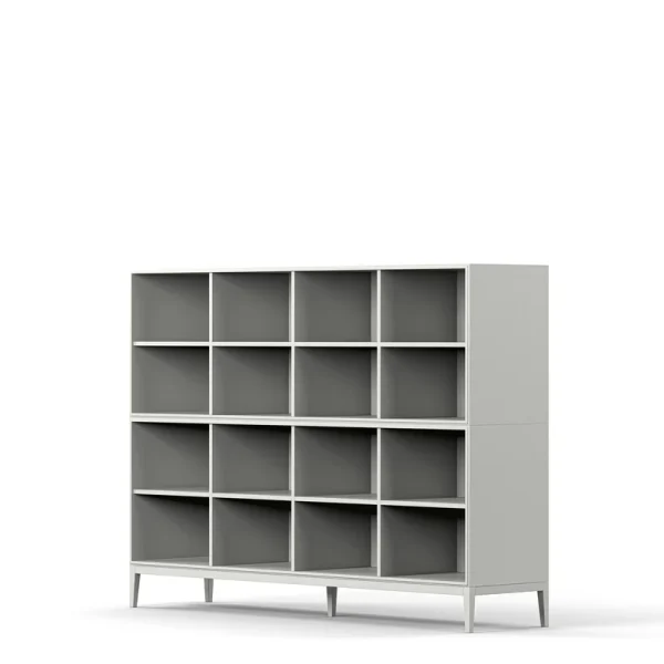 Edge 2.0 Bookshelf 4 Shelves, 2-Section - Image 2