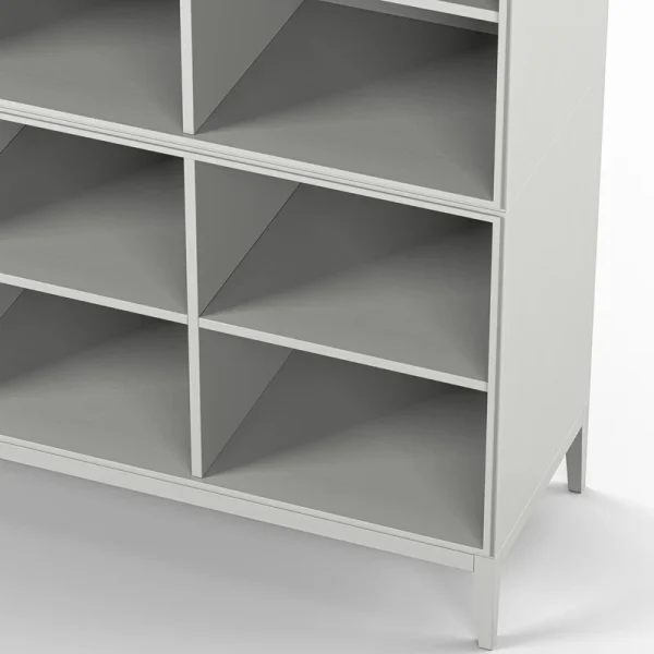 Edge 2.0 Bookshelf 4 Shelves, 2-Section - Image 3