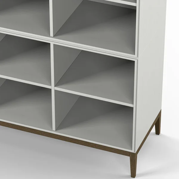 Edge 2.0 Bookshelf 4 Shelves, 2-Section - Image 6