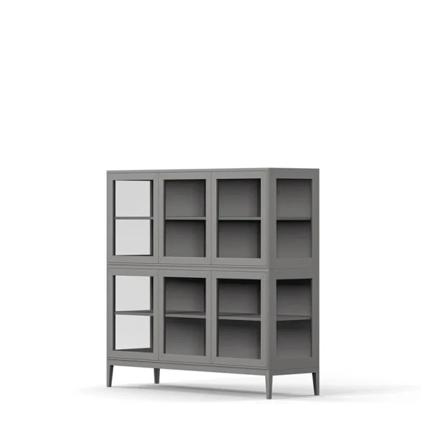 Edge 2.0 Display Cabinet 3 Doors, 2-Section - Image 8