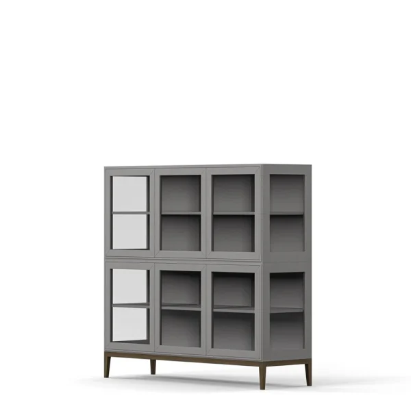 Edge 2.0 Display Cabinet 3 Doors, 2-Section - Image 11