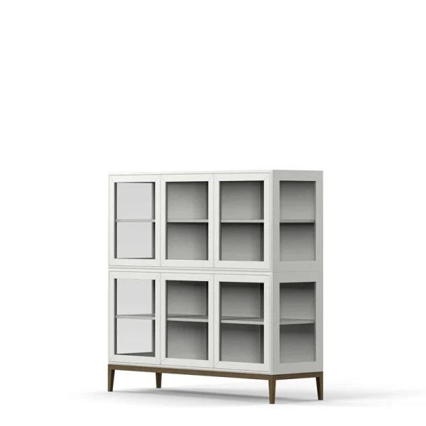 Edge 2.0 Display Cabinet 3 Doors, 2-Section - Image 5
