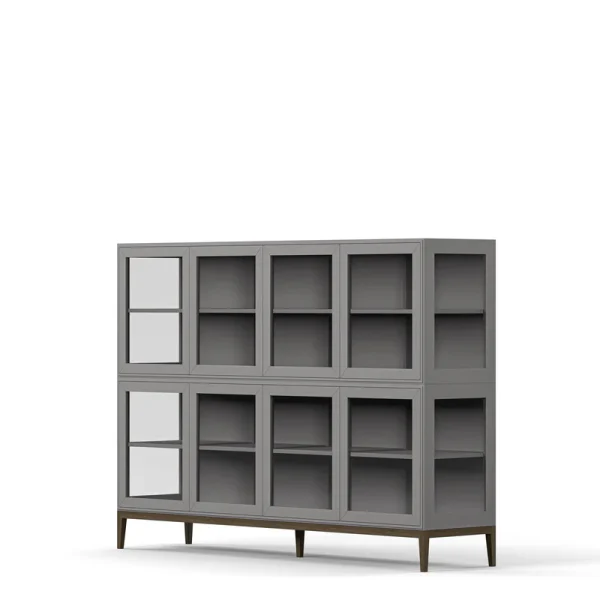 Edge 2.0 Display Cabinet 4 Doors, 2-Section - Image 11