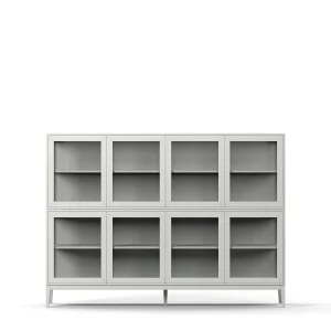 Edge 2.0 Display Cabinet 4 Doors, 2-Section