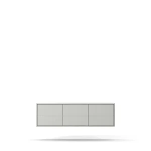 Line Bureau of 6 Drawers Wall-hung