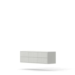 Line Bureau of 6 Drawers Wall-hung W2