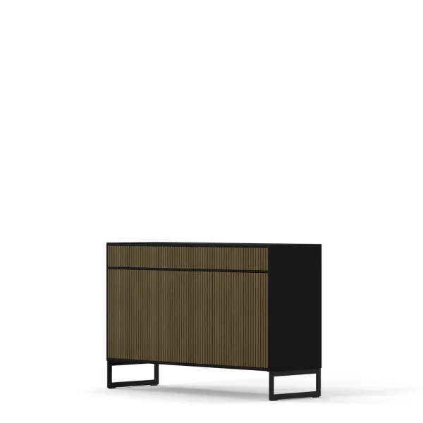 Line Burned Walnut Sideboard 3 Doors High - Image 5