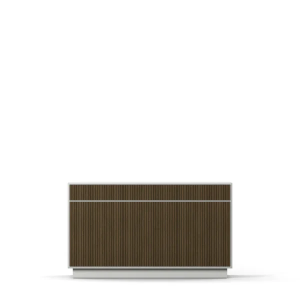 Line Burned Walnut Sideboard 3 Doors High
