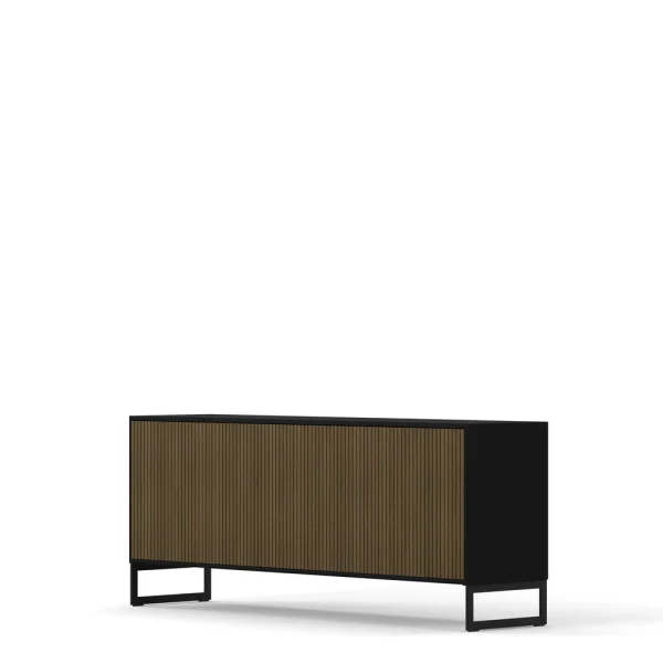 Line Burned Walnut Sideboard 4 Doors - Image 5