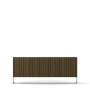 Line Burned Walnut Sideboard 4 Doors
