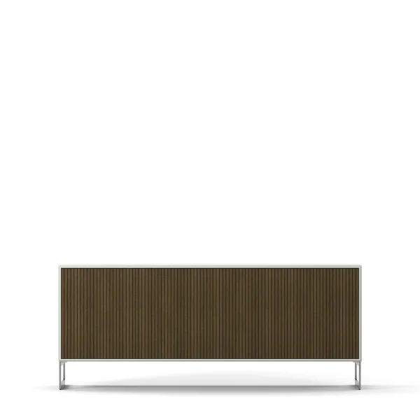 Line Burned Walnut Sideboard 4 Doors
