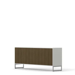Line Burned Walnut Sideboard 4 Doors W2